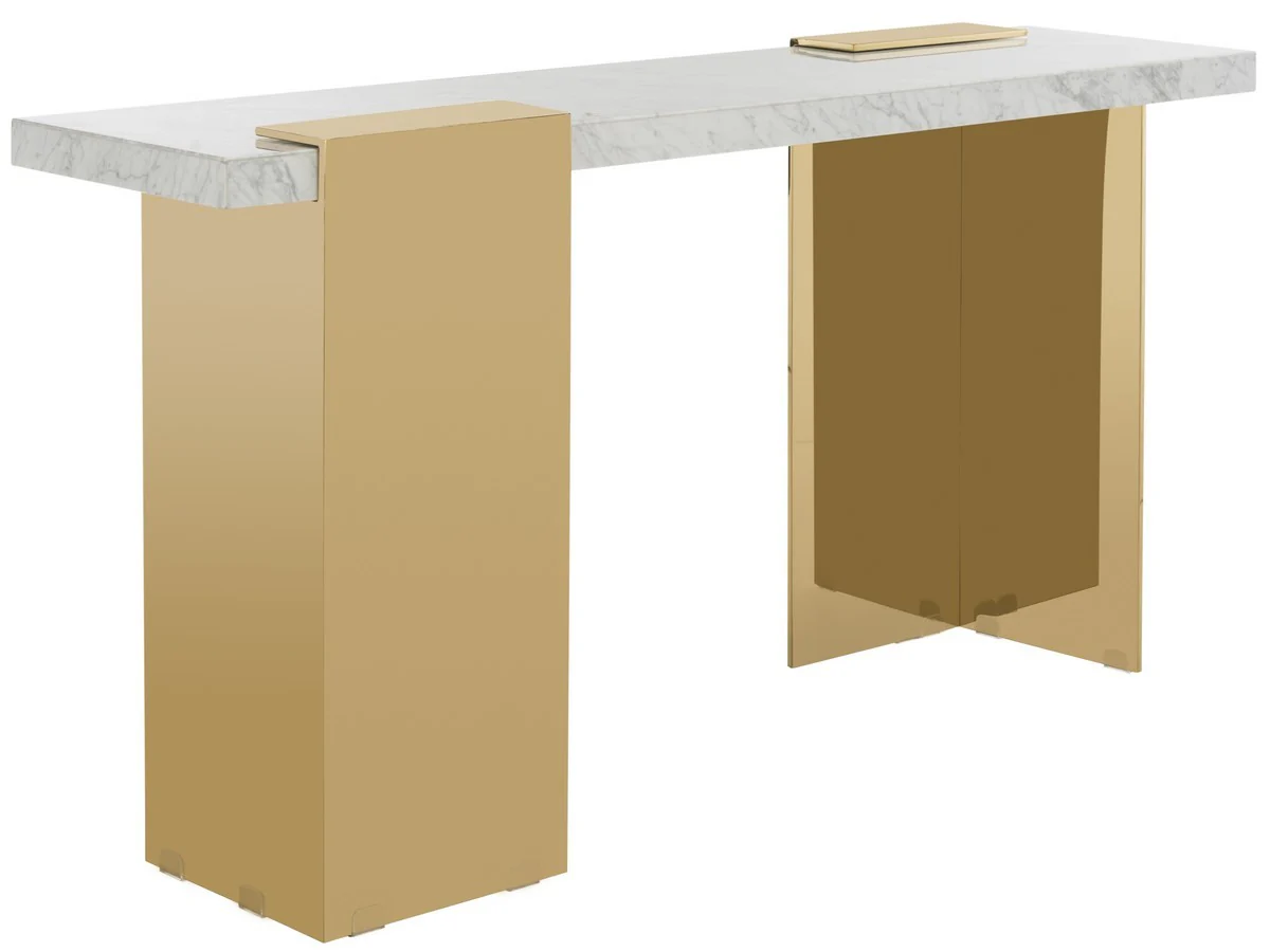 Safavieh Mycha Marble Console Table - White - Image 3