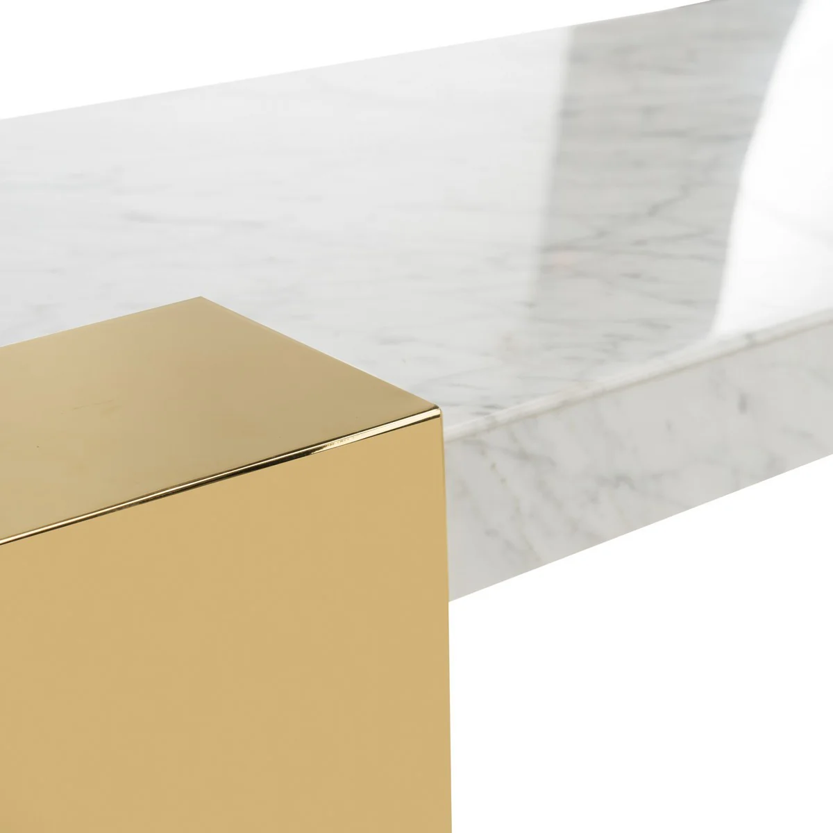 Safavieh Mycha Marble Console Table - White - Image 5