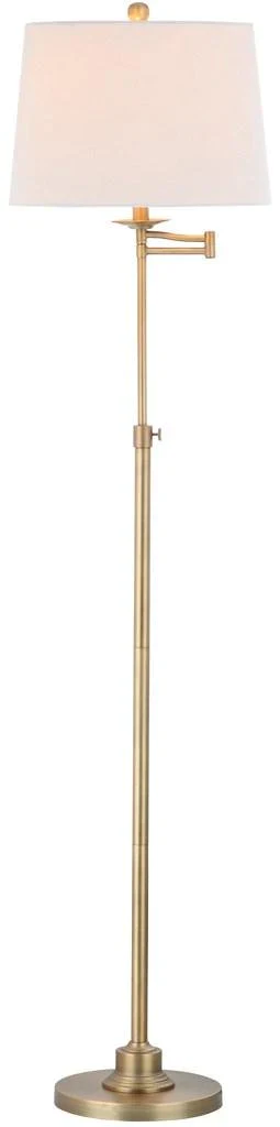 Safavieh Nadia 64.25-Inch H Adjustable Floor Lamp - Gold - Image 4