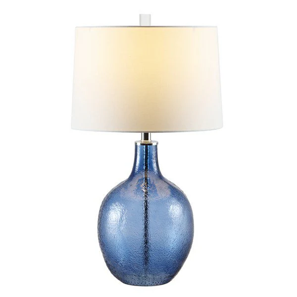 Safavieh Nadine Glass Table Lamp - Blue - Image 2