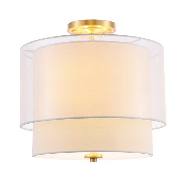 Safavieh Namida Flush Mount - Gold Base - Image 2