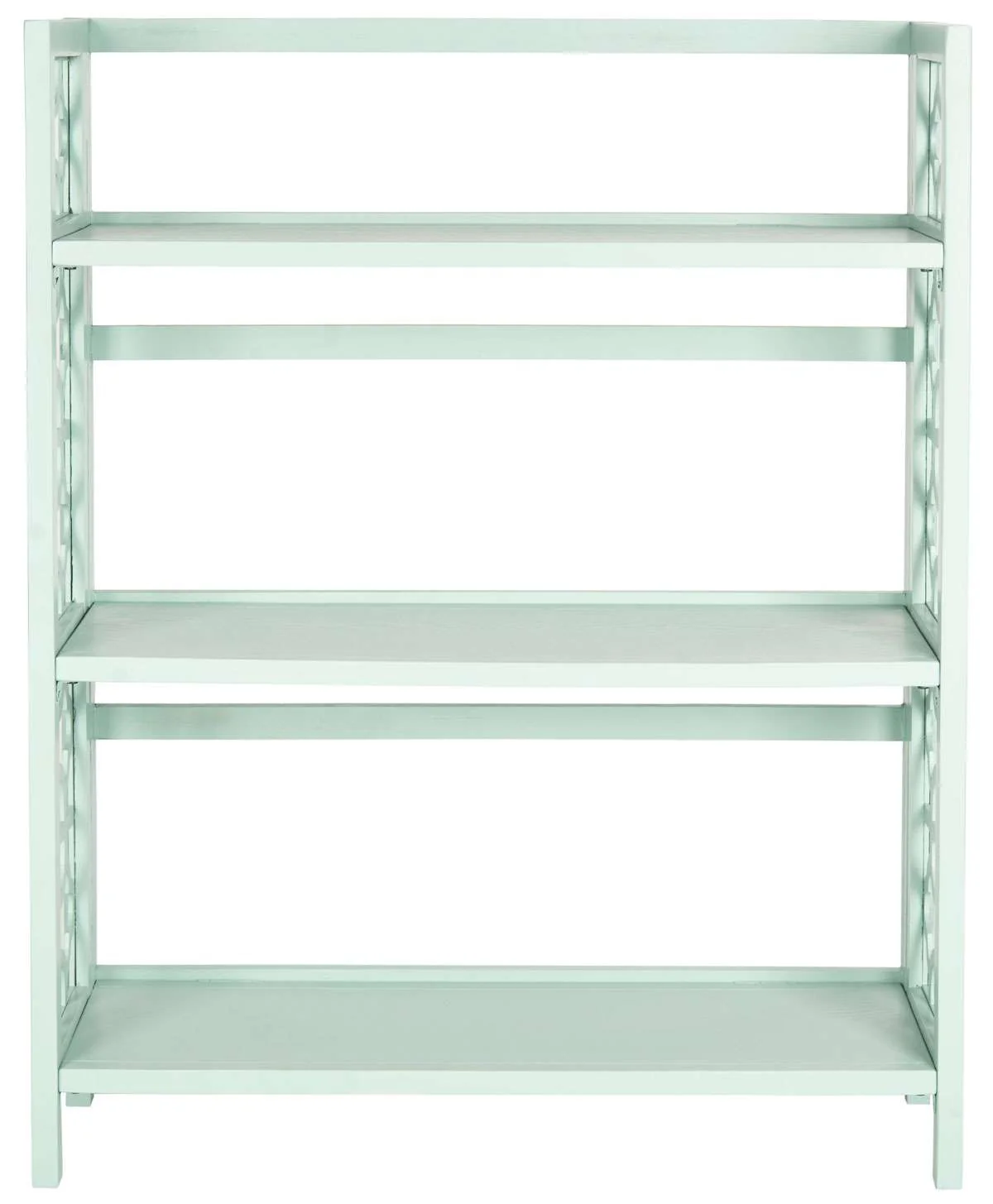 Safavieh Natalie 3 Tier Low Bookcase - Celadon - Image 2