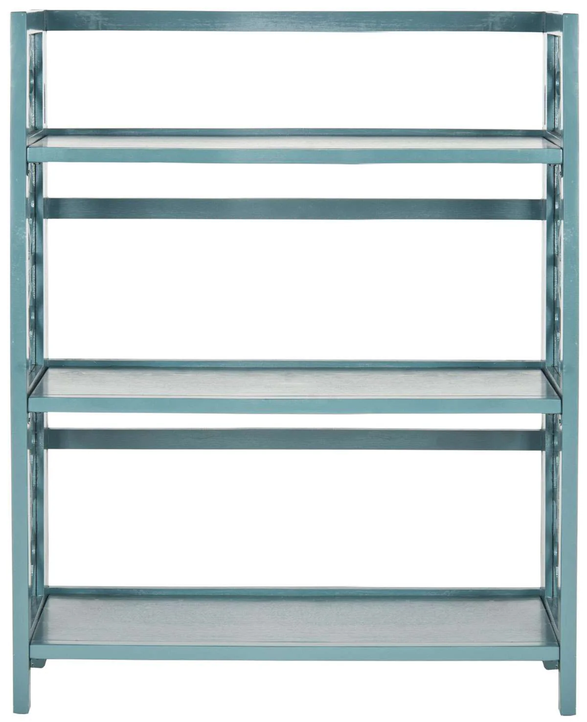 Safavieh Natalie 3 Tier Low Bookcase - Teal - Image 2