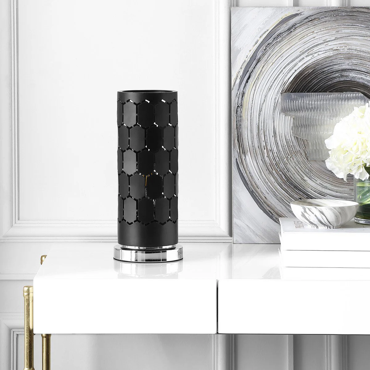 Safavieh Navo Table Lamp - Black - Image 3