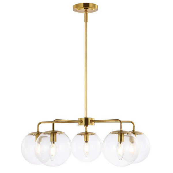 Safavieh Negara Chandelier - Satin Brass - Image 2