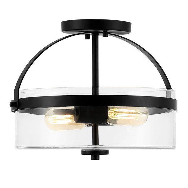 Safavieh Nensor Flush Mount - Black - Image 2