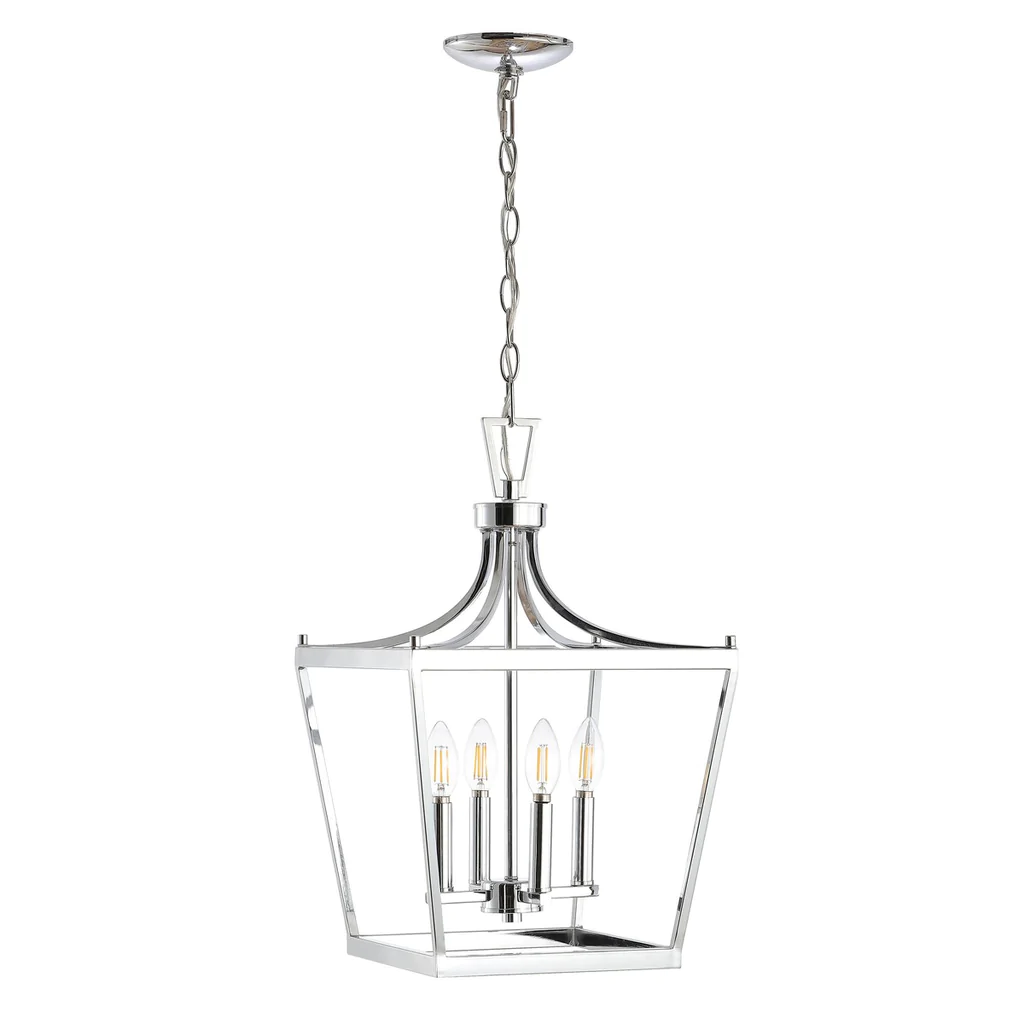 Safavieh Nichi 4Lt Pendant - Chrome - Image 2