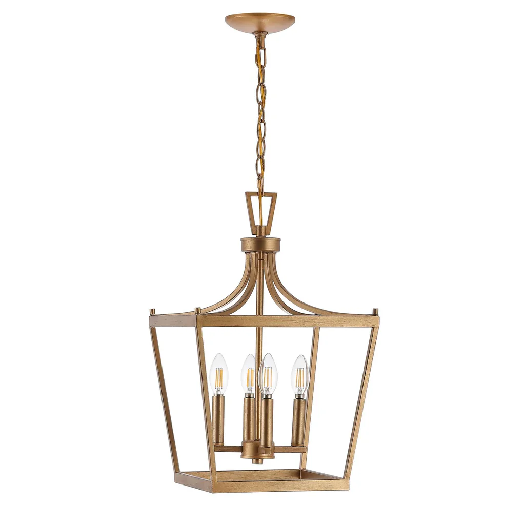 Safavieh Nichi 4Lt Pendant - Gold Painted - Image 2
