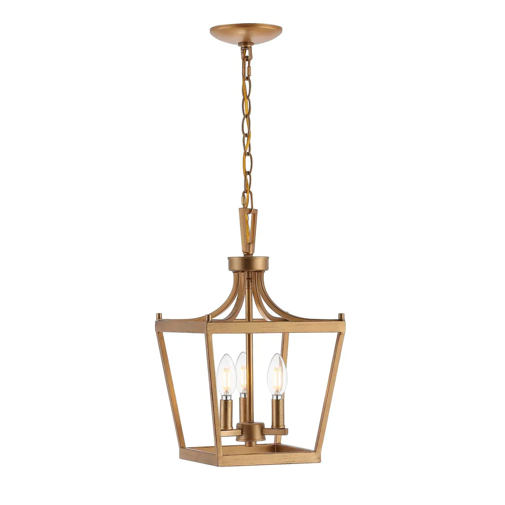 Safavieh Nichi 4Lt Pendant - Oil Rubbed Bronze (Black) - Image 3