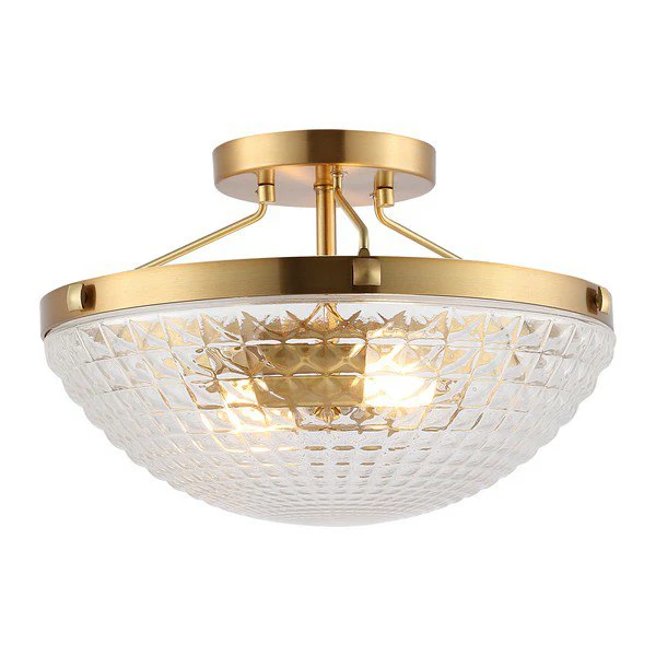 Safavieh Nienna Flush Mount - Gold Base - Image 2