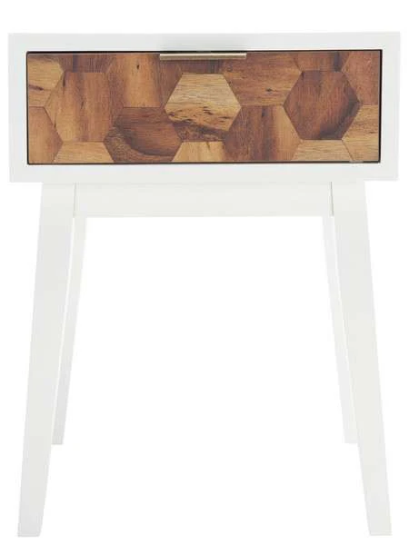 Safavieh Nilo 1 Drawer Accent Table - White - Image 2