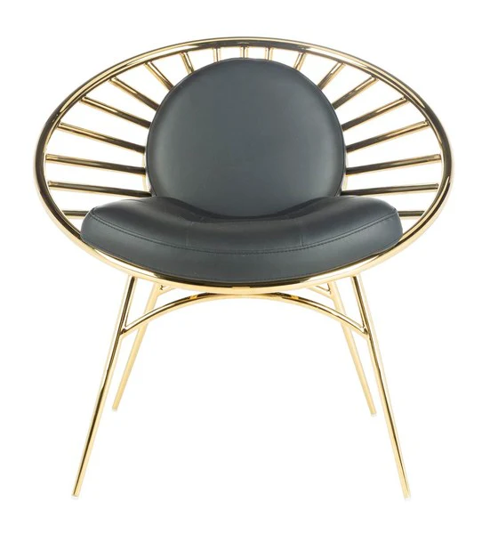 Safavieh Nina Hoop Chair - Black - Image 2