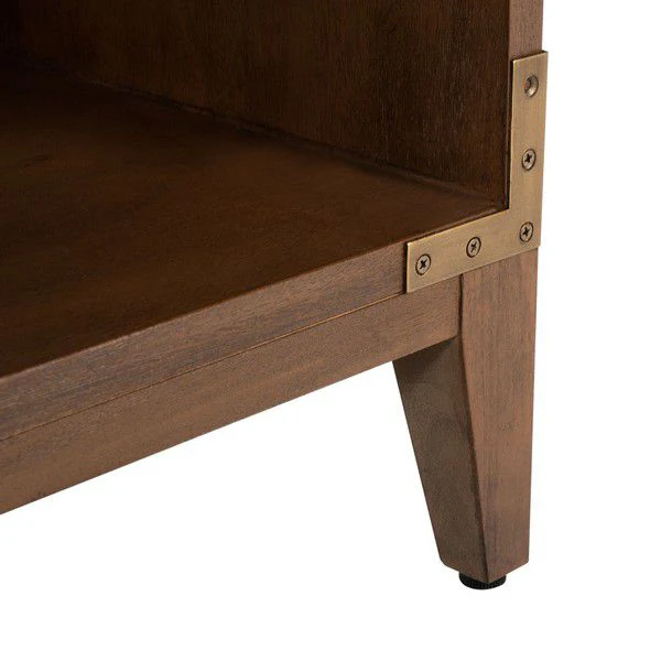 Safavieh Nisha 1 Drawer Wood Nightstand - Brown - Image 4