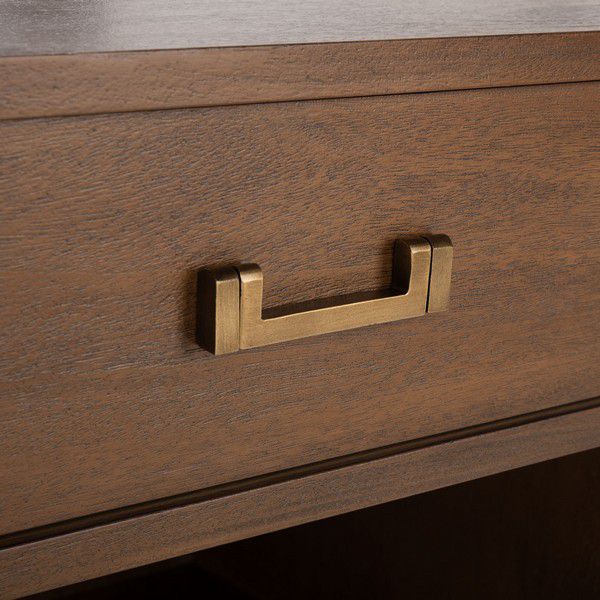 Safavieh Nisha 1 Drawer Wood Nightstand - Brown - Image 5