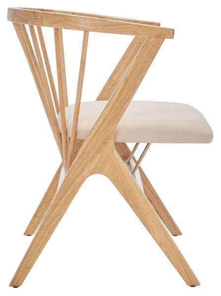 Safavieh Noah Spindle Dining Chair Set Of 2 - Natural - Image 2