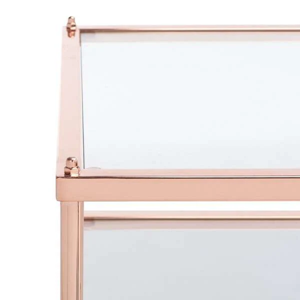 Safavieh Noelia 3 Tier Accent Table - Rose Gold - Image 3