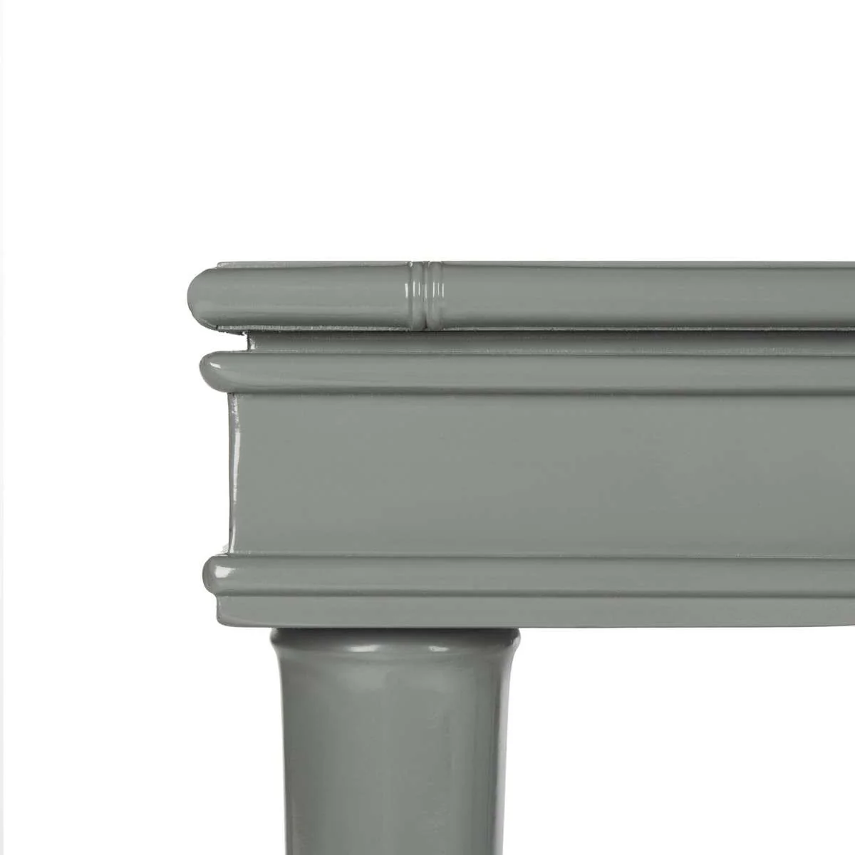Safavieh Noely Modern Coastal Writing Desk - Gray - Image 2