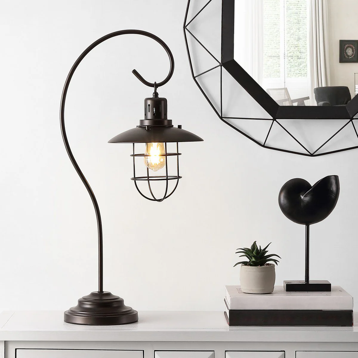 Safavieh Nora Iron Table Lamp - Orb - Image 3
