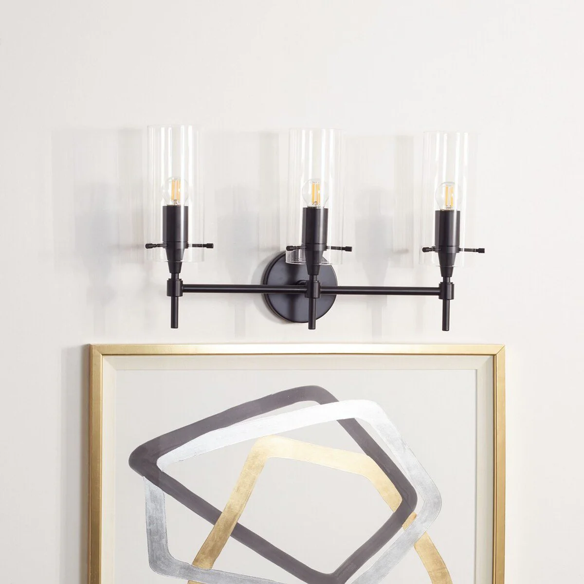 Safavieh Norala Vanity Sconce - Matte Black - Image 3