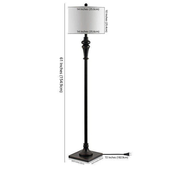 Safavieh Norla Floor Lamp - Antique Black - Image 3