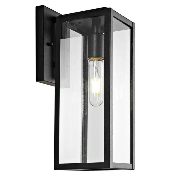 Safavieh Norsan Outdoor Wall Lantern - Black - Image 2
