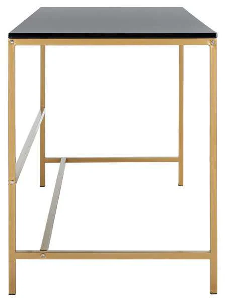 Safavieh Nova Glossy Wooden Desk - Black Top - Image 3
