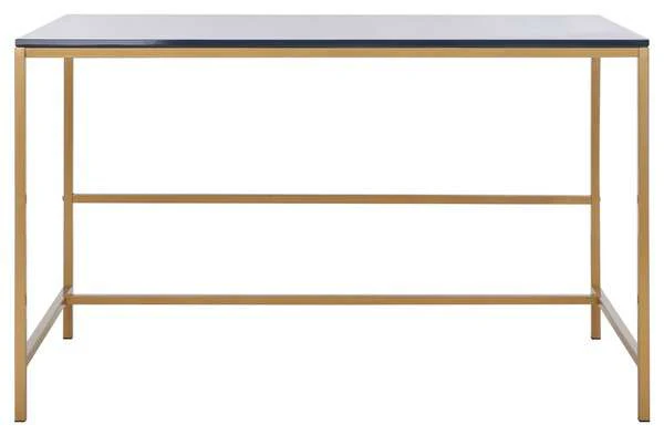 Safavieh Nova Glossy Wooden Desk - Navy Top - Image 2