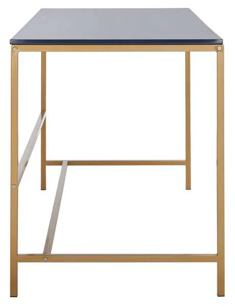 Safavieh Nova Glossy Wooden Desk - Navy Top - Image 4