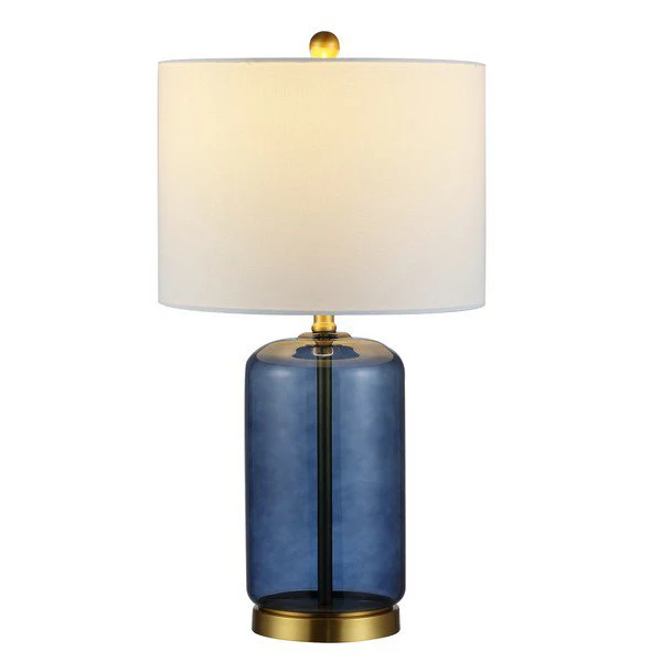 Safavieh Novah Glass Table Lamp - Blue - Image 2