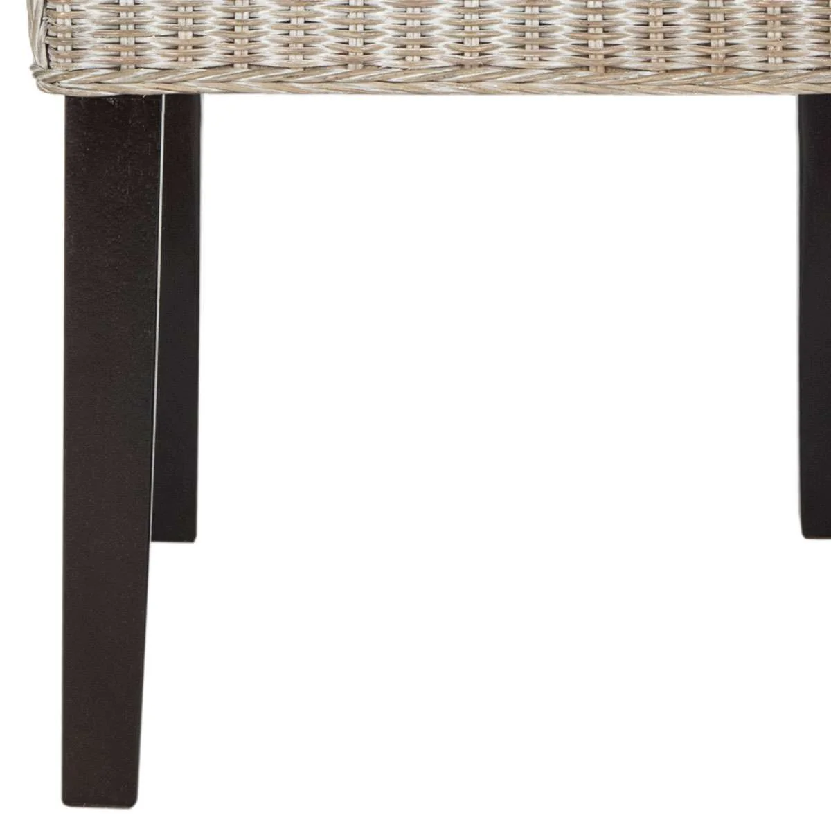 Safavieh Odette 19''H Wicker Dining Chair Set Of 2 - Antique - Image 3