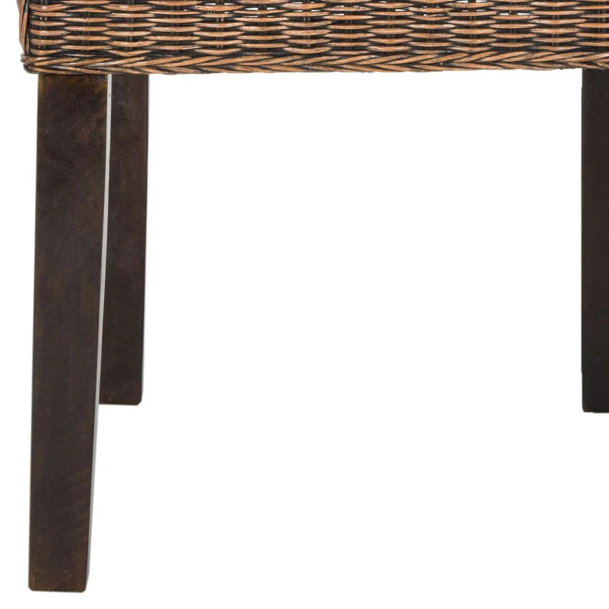 Safavieh Odette 19''H Wicker Dining Chair Set Of 2 - Brown - Image 3