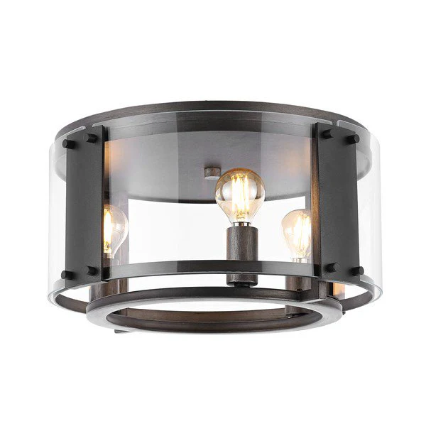Safavieh Olen Flush Mount - Black - Image 2