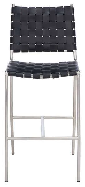 Safavieh Olenna Woven Counter Stool - Black - Image 2
