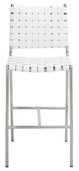 Safavieh Olenna Woven Counter Stool - White - Image 2