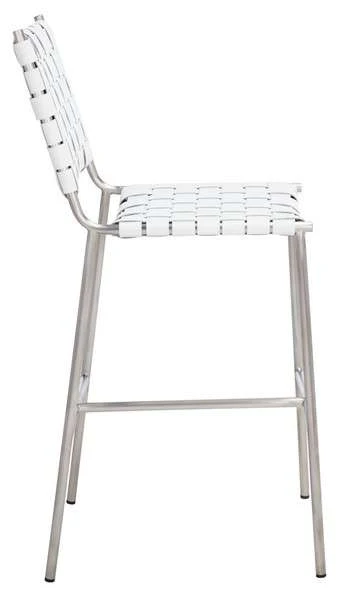 Safavieh Olenna Woven Counter Stool - White - Image 3