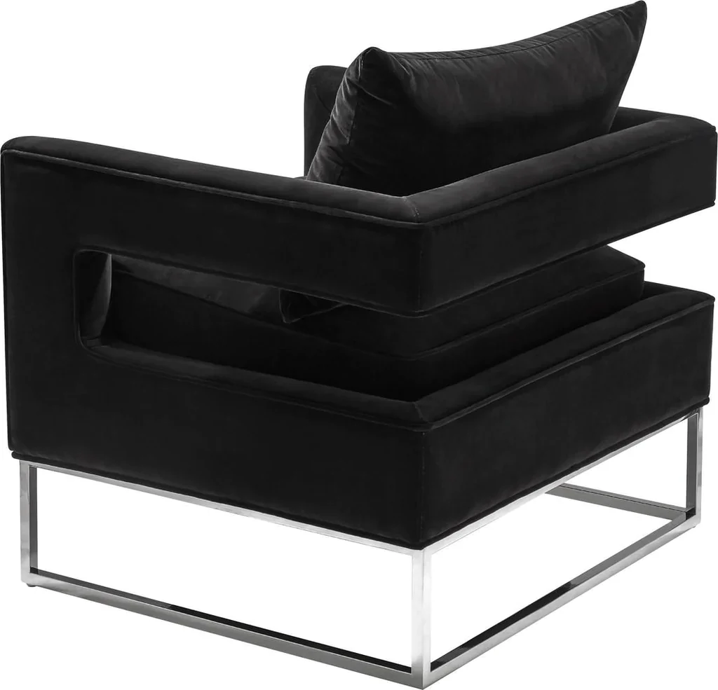 Safavieh Olivya Club Chair - Black - Image 3