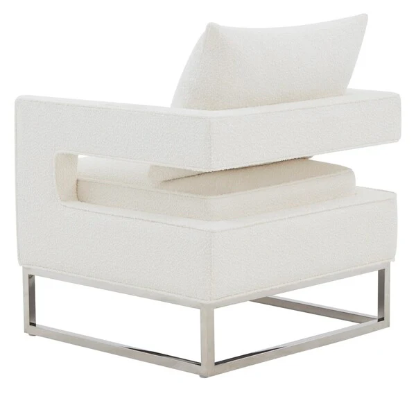 Safavieh Olivya Club Chair - Ivory - Image 4