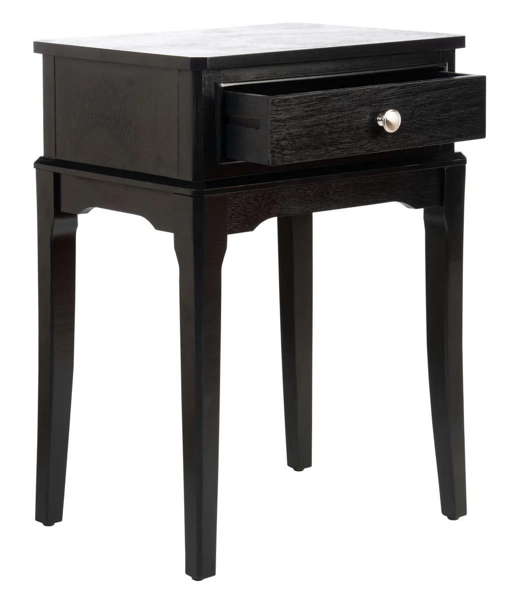 Safavieh Opal 1Drw Accent Table - Black - Image 2