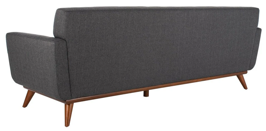Safavieh Opal Linen Tufted Fabric Sofa - Gray - Image 8