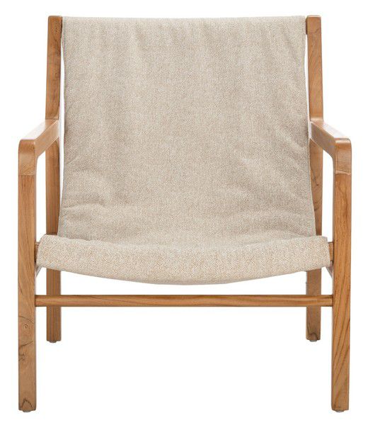 Safavieh Osmond Linen Sling Chair - Sand - Image 2