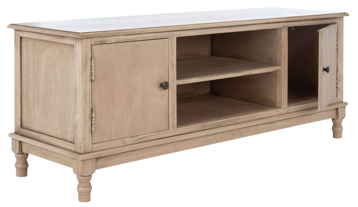 Safavieh Ozark 2 Door 1 Shelf Media Stand - Sand - Image 3