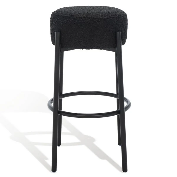 Safavieh Paisleigh Metal Leg Barstool - Black - Image 4