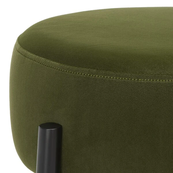 Safavieh Paisleigh Metal Leg Barstool - Forest Green - Image 4