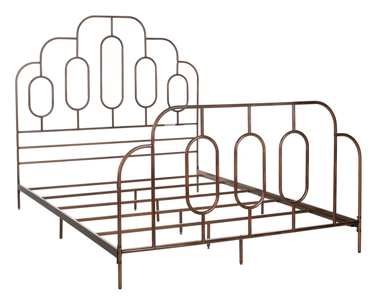Safavieh Paloma Metal Retro Bed Full Size - Antique Bronze - Image 3