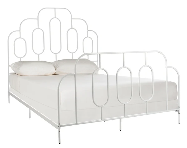 Safavieh Paloma Metal Retro Bed Full Size - White - Image 2