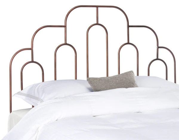 Safavieh Paloma Metal Retro Headboard Full Size - Antique Bronze - Image 3