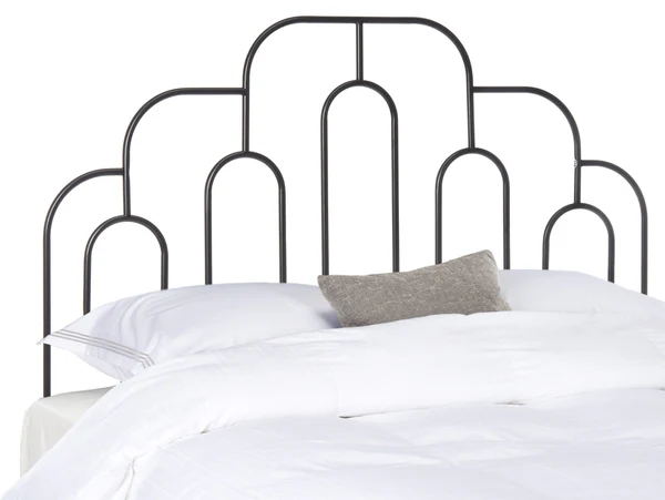 Safavieh Paloma Metal Retro Headboard Queen Size - Black - Image 2