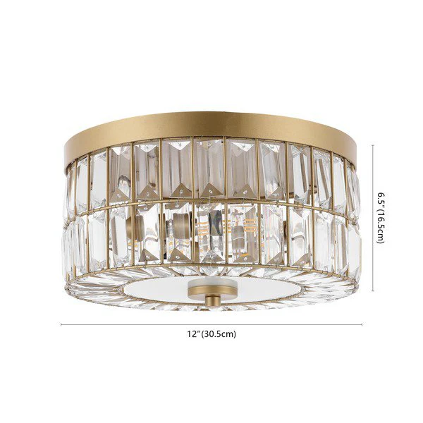Safavieh Parda Flush Mount - Brass - Image 3