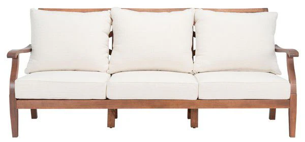 Safavieh Payden Outdoor 3 Seat Sofa - Natural - Image 2