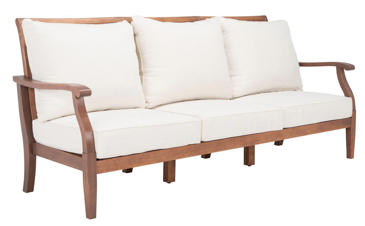 Safavieh Payden Outdoor 3 Seat Sofa - Natural - Image 3
